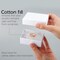 6 Pack Cotton Fill Cardboard Paper Jewelry Box Gift Case Size 3.08x2.3x1.1 Inches (White)